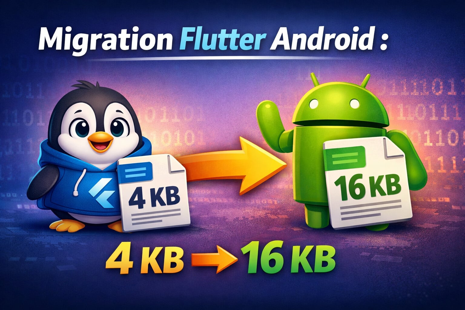 Comprendre et réussir la transition Android 15 : du 4KB au 16KB, le changement qui bloque la publication de vos apps Flutter sur Google Play